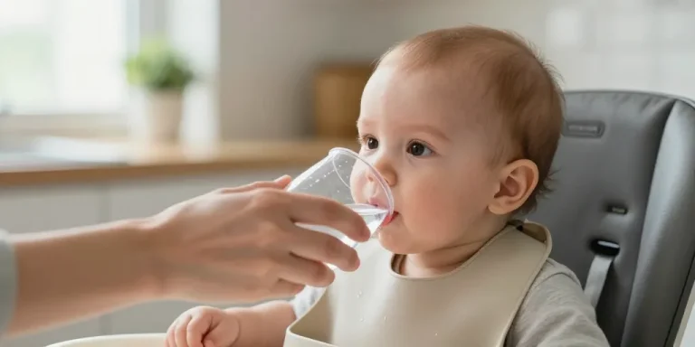 comment faire boire de l'eau à un bébé